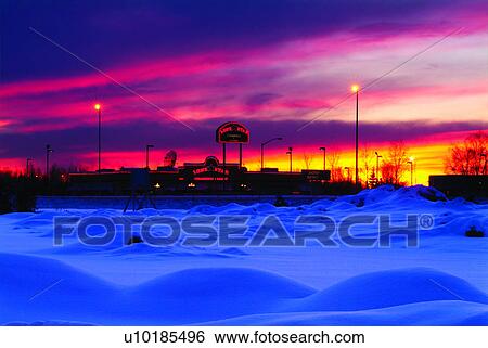Stock Photograph - Water, Buildings, River, Artificial Landscape, Lights, London, Bridges. Fotosearch