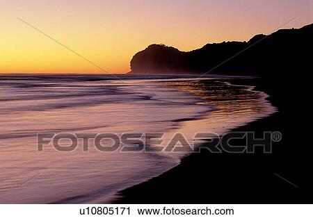 Stock Image - Beach, Peaceful, Water, Lifeful, Sea. Fotosearch