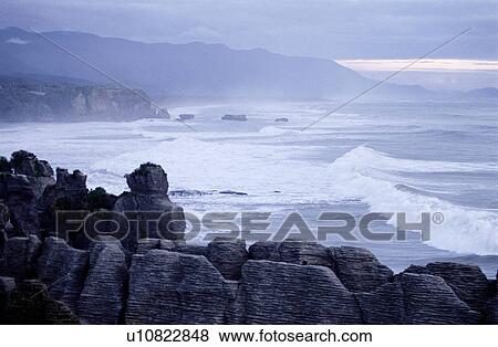 Stock Photo - Nature, Rock, Sea, Waterscape, Water, Scenery, Lifeful. Fotosearch