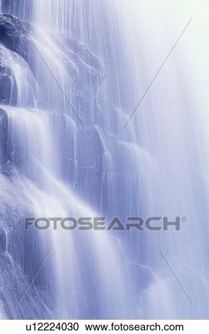 Stock Image - Waterfall, Water, River, Scene, Nature, Landscape. Fotosearch