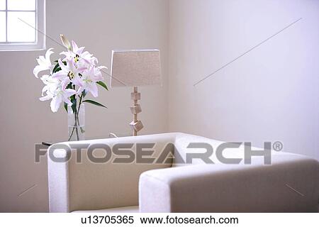 Stock Photography - Sofa, Bottle, Plant, Interior Art 2, Pot plants, Containers. Fotosearch