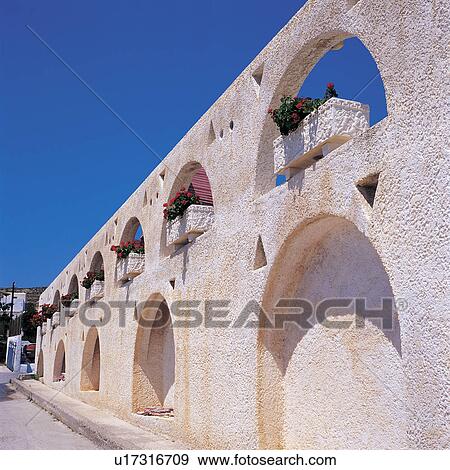 Stock Photo - Outdoors, Close-Up, sky, greece, travel, Square. Fotosearch