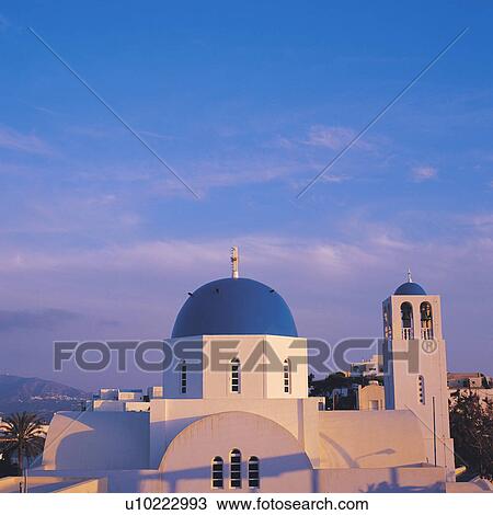 Stock Image - Outdoors, Day, travel, Mediterranean, blue sky. Fotosearch