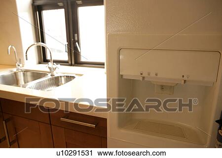 Kitchen, Windows, Refrigerator, House appliance, Kitchen units, Refrigerators View Large Photo Image Stock Image - Kitchen, Windows, Refrigerator, House appliance, Kitchen units, Refrigerators. Fotosearch