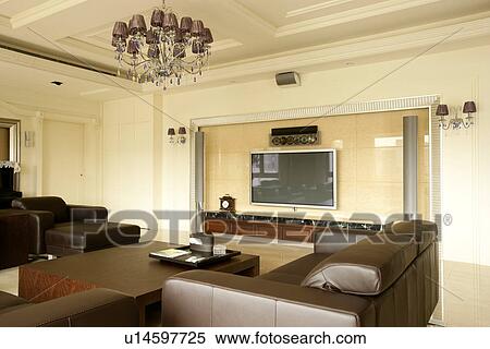Tables, Television, Furniture, Light, House appliances, Living room, House appliance View Large Photo Image Stock Photography - Tables, Television, Furniture, Light, House appliances, Living room, House appliance. Fotosearch