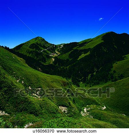 Stock Image - Chinese, scenic spot, Asia, Hohuan Mountain, scenery, Taiwan. Fotosearch