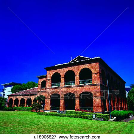 Stock Photo - Chinese, scenic spot, Taiwan, Asia, country, Tanshui Fort San Domingo, Taipei. Fotosearch