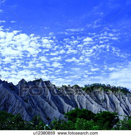 Stock Photo - clouds, scenic spot, landscape, scenery, Moon World, Kaohsiung, Chinese. Fotosearch