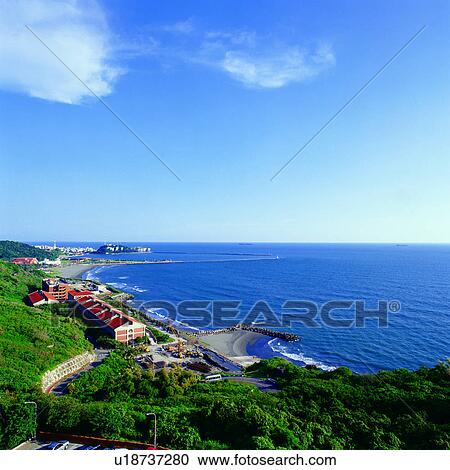 scenery, Chinese, Asia, ocean, Taiwan, HsitzurBay View Large Photo Image Stock Image - scenery, Chinese, Asia, ocean, Taiwan, HsitzurBay. Fotosearch