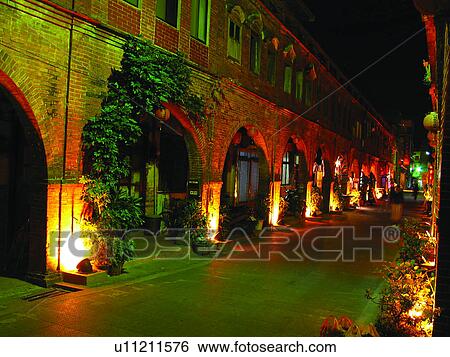Houses, Buildings, Building, Construction, Artificial landscape, Taiwan, Old streets View Large Photo Image Stock Photograph - Houses, Buildings, Building, Construction, Artificial landscape, Taiwan, Old streets. Fotosearch