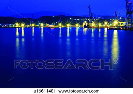 Stock Image - Ocean, Seas, Harbor, Port, Formosa, Oceans, Asia. Fotosearch