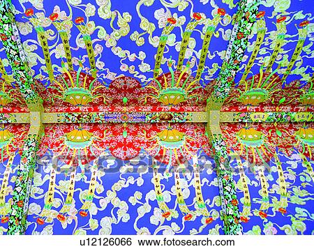 Stock Photograph - Oriental buildings, Taiwan, Oriental building, Taiwan Snapshots, Formosa, Construction, Asia. Fotosearch