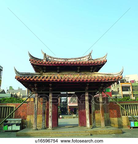 Taiwan, Building, Construction, Door, Buildings, Traditional architecture, House View Large Photo Image Picture - Taiwan, Building, Construction, Door, Buildings, Traditional architecture, House. Fotosearch