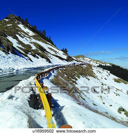 Taiwan Sceneries 2, Snow, Road, Roads, Artificial landscape, Formosa, Natural landscape View Large Photo Image Stock Image - Taiwan Sceneries 2, Snow, Road, Roads, Artificial landscape, Formosa, Natural landscape. Fotosearch