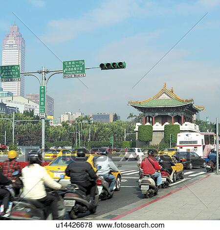 Scenic, International, Orient, Sightseeing, City, Taiwan, Artificial Landscape View Large Photo Image Stock Photo - Scenic, International, Orient, Sightseeing, City, Taiwan, Artificial Landscape. Fotosearch