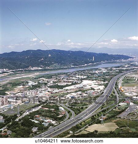 Stock Image - Taiwan, Artificial Landscape, Asia, Orient, Scenic. Fotosearch