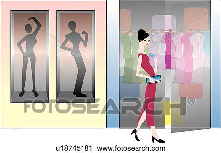 daylight, modern women, windows, females, female, woman, window View Large Illustration Clip Art - daylight, modern women, windows, females, female, woman, window. Fotosearch