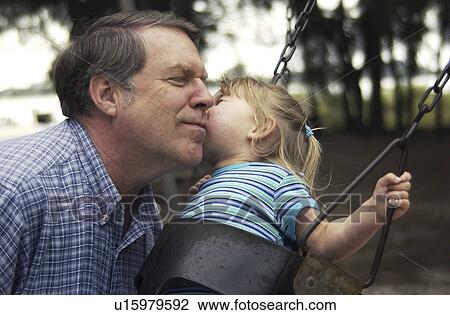 Grandpa and granddaughter View Large Photo Image Stock Image - Grandpa and granddaughter. Fotosearch