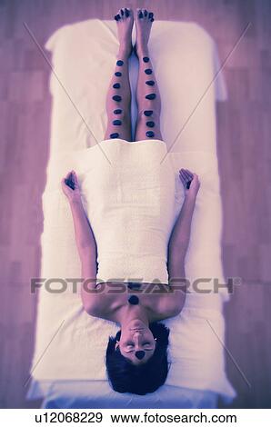 Woman at spa View Large Photo Image Stock Photo - Woman at spa. Fotosearch