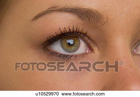 Stock Image - Womans eye. Fotosearch