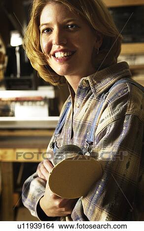 Female carpenter View Large Photo Image Picture - Female carpenter. Fotosearch