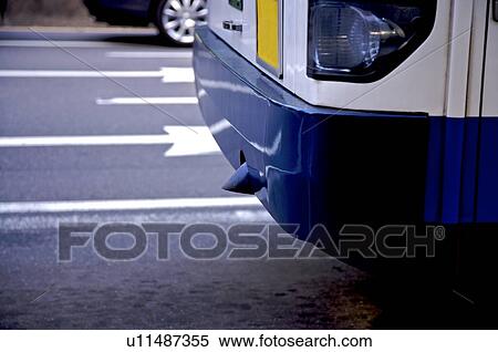 Stock Photography - Rear of a bus. Fotosearch