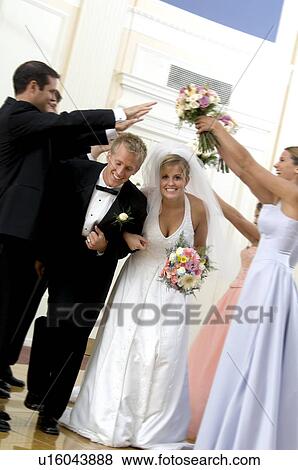 Stock Photo - Bride and groom. Fotosearch