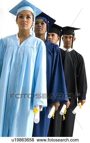 Stock Photo - Graduates. Fotosearch