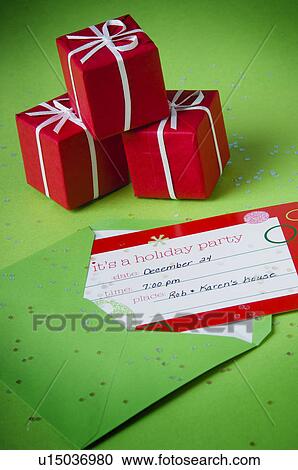 Holiday party invitation View Large Photo Image Stock Image - Holiday party invitation. Fotosearch
