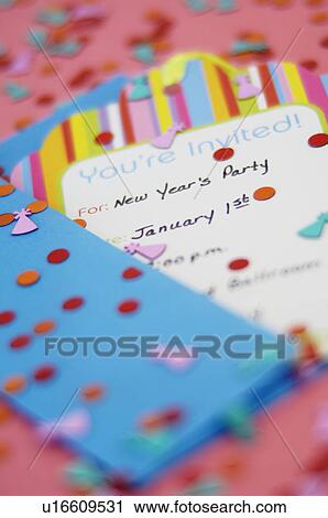 Stock Image - Party invitation. Fotosearch