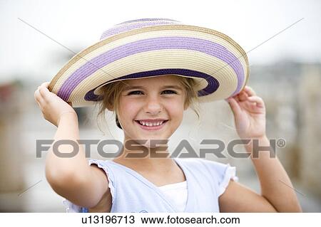 Girl - (5) with beach hat, Jacksonville, Florida View Large Photo Image Stock Image - Girl - (5) with beach hat, Jacksonville, Florida. Fotosearch