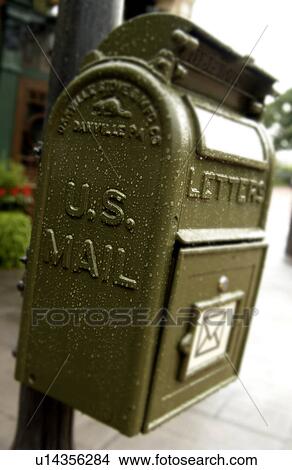 Picture - US mailbox. Fotosearch