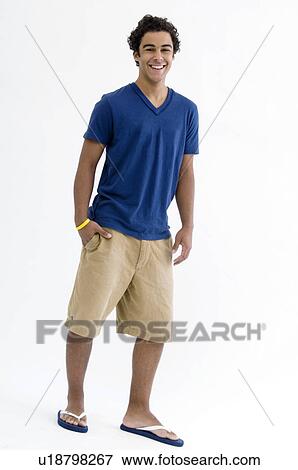 Stock Photo - Young man portrait. Fotosearch
