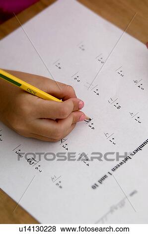 Girl doing homework View Large Photo Image Stock Photo - Girl doing homework. Fotosearch