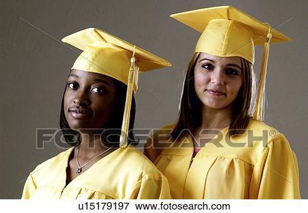 Stock Photo - Graduates. Fotosearch
