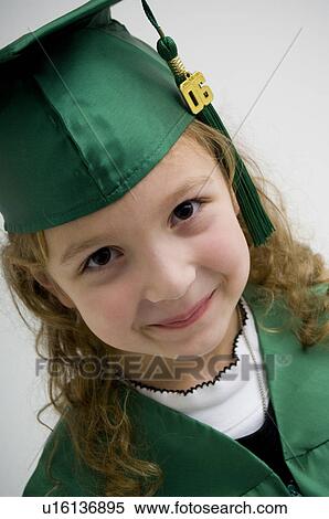 Stock Photography - Preschool graduate portrait. Fotosearch