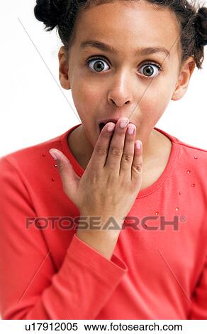 Stock Photography - African American girl. Fotosearch