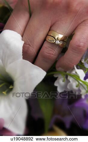 Stock Image - Brides hand. Fotosearch