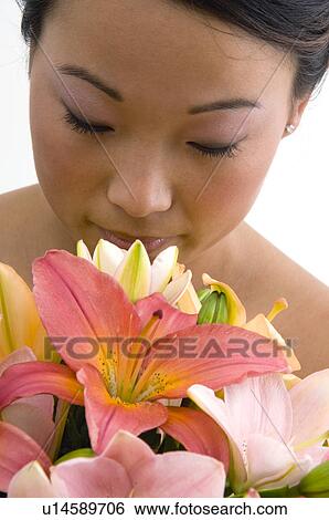 Bride with bouquet View Large Photo Image Stock Photograph - Bride with bouquet. Fotosearch