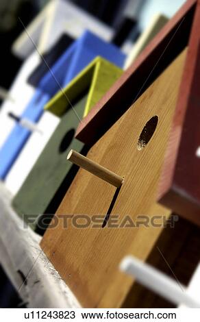 Stock Image - Birdhouses. Fotosearch