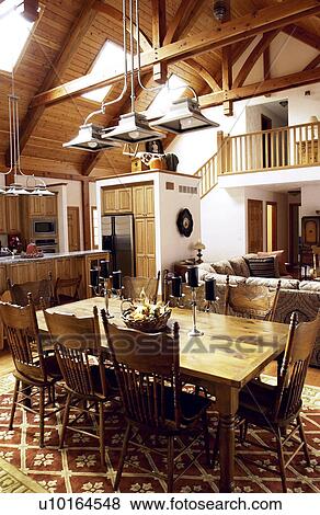 Dining room View Large Photo Image Stock Photo - Dining room. Fotosearch