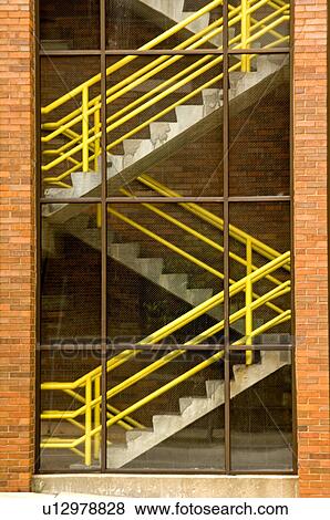 Fire escape View Large Photo Image Stock Photo - Fire escape. Fotosearch
