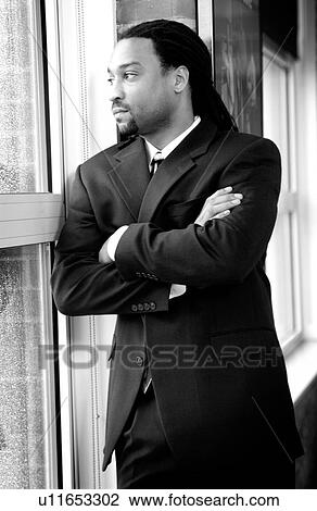 Stock Image - African American businessman. Fotosearch