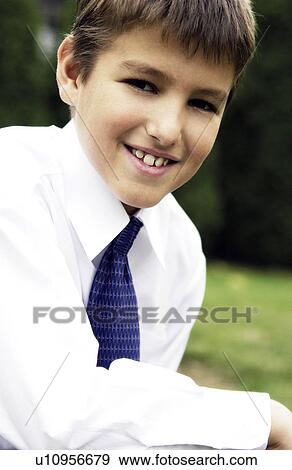 Boy dressed up View Large Photo Image Stock Photo - Boy dressed up. Fotosearch