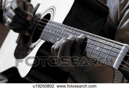 African American man playing guitar View Large Photo Image Stock Image - African American man playing guitar. Fotosearch