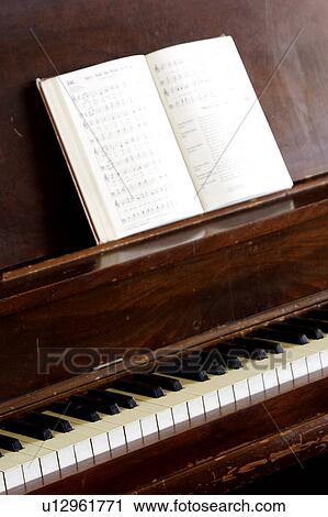 Hymnal on piano View Large Photo Image Stock Image - Hymnal on piano. Fotosearch