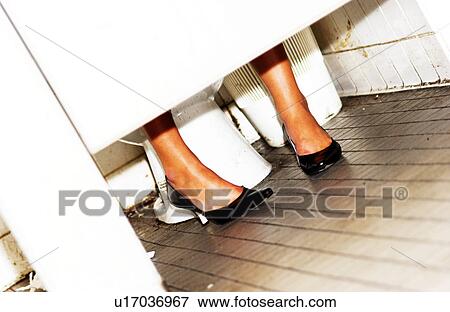 Stock Photo - Bathroom stall. Fotosearch