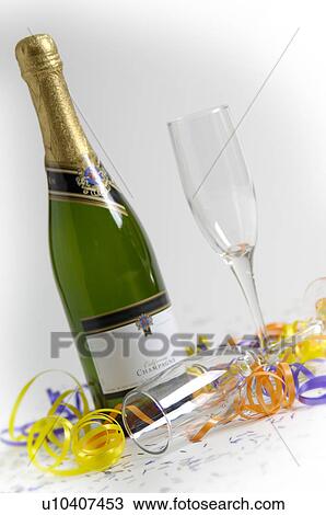 Champagne bottle with champagne flutes View Large Photo Image Stock Image - Champagne bottle with champagne flutes. Fotosearch