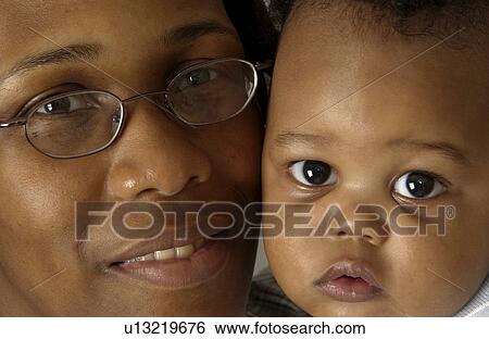 African American mom and son View Large Photo Image Stock Photograph - African American mom and son. Fotosearch