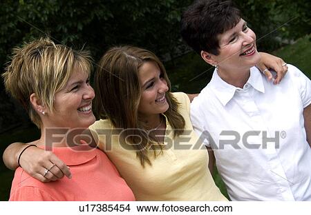 Picture - Mother and daughters. Fotosearch